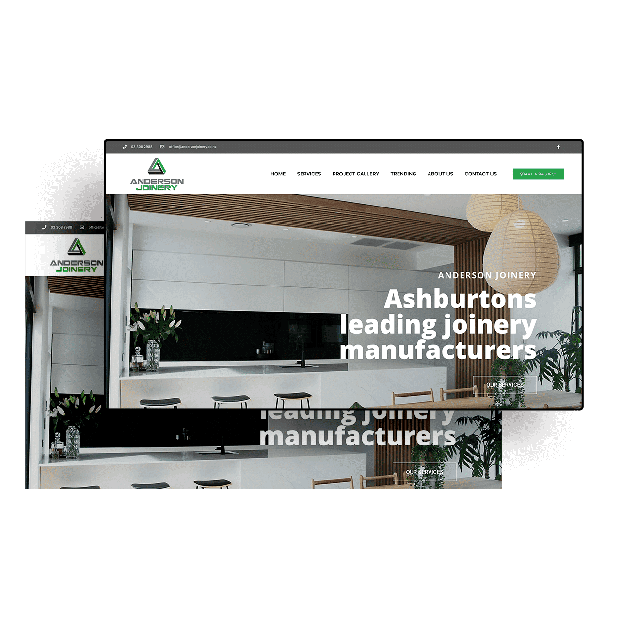 Anderson Joinery Website Preview